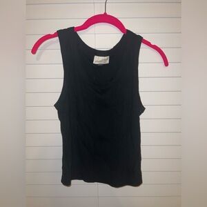 Black tank top